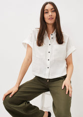 Mia Short Sleeve Shirt White