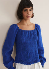 Esty Blue Blouse Cobalt