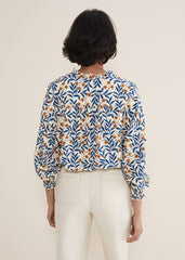 Poppy Floral Blouse Cream/Multi