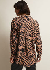 Darcie Heart Shirt Black/Camel