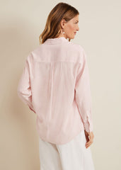 Bernice Stripe Shirt White/Pink
