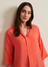 Cynthia Longline Shirt Coral