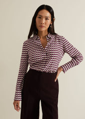Gina Geo Print Shirt Multi-Coloured