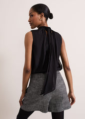 Nella High Neck Top Black