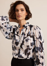 Feya Floral Print Blouse Multi-Coloured