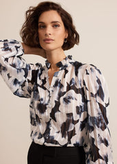 Feya Floral Print Blouse Multi-Coloured