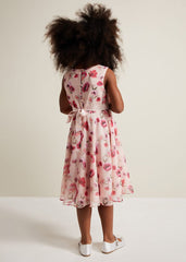 Mirabel Floral Fit And Flare Dress Multi-Coloured