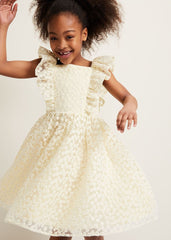 Daisy Smock Dress Yellow