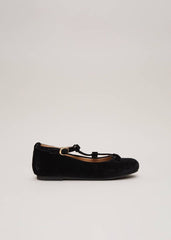 Black Velvet Shoes Black