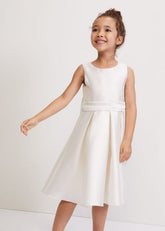 Melody Ivory Satin Dress Ivory