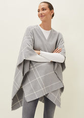 Shauna Check Cape Grey