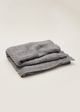Miya Knitted Blanket Grey
