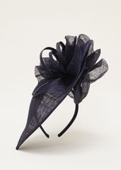 Navy Fascinator Navy
