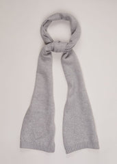 Grey Sparkly Scarf Pale Grey