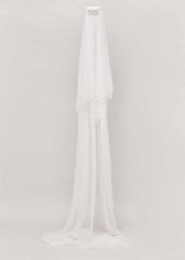 Long Double Tier Veil Ivory