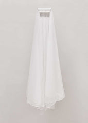 Short Double Tier Veil Ivory