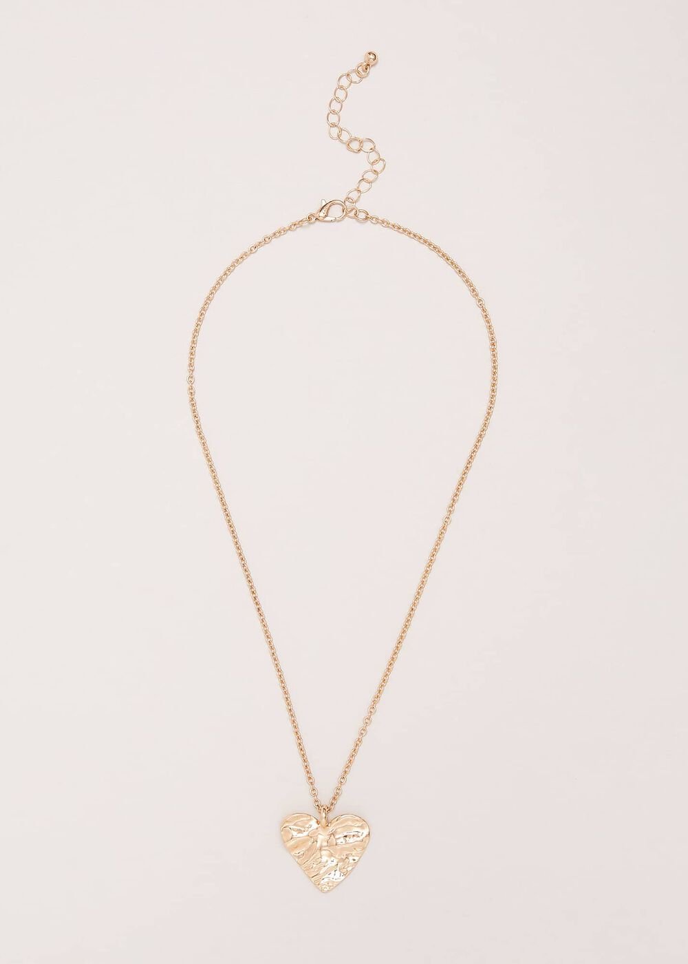 Gold Heart Necklace Gold