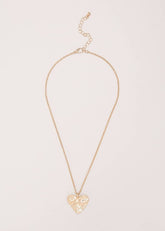 Gold Heart Necklace Gold