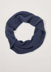 Blue Knitted Snood Blue