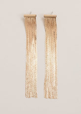 Gold Shoulder Duster Drop Earring Gold