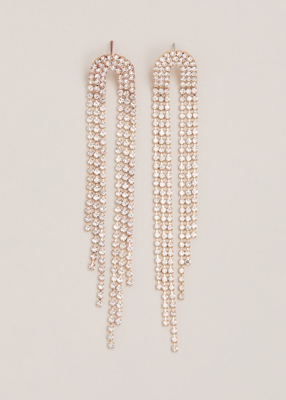 Graduated Sparkle Earring Gold