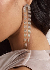 Graduated Sparkle Earring Gold