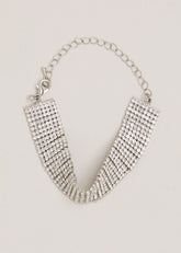 Silver Chainmail Sparkle Bracelet Silver