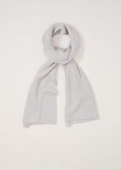 Grey Ribbed Oversized Scarf Grey