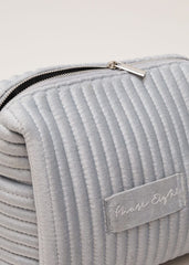 Velvet Make Up Bag Blue