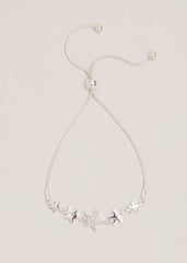 Silver Plated Star Extender Bracelet Silver
