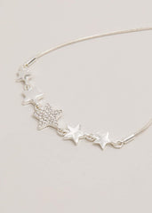 Silver Plated Star Extender Bracelet Silver