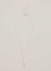 Silver Plated Star Necklace Silver