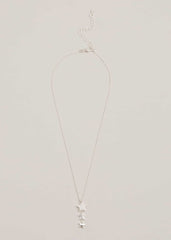 Silver Plated Star Necklace Silver