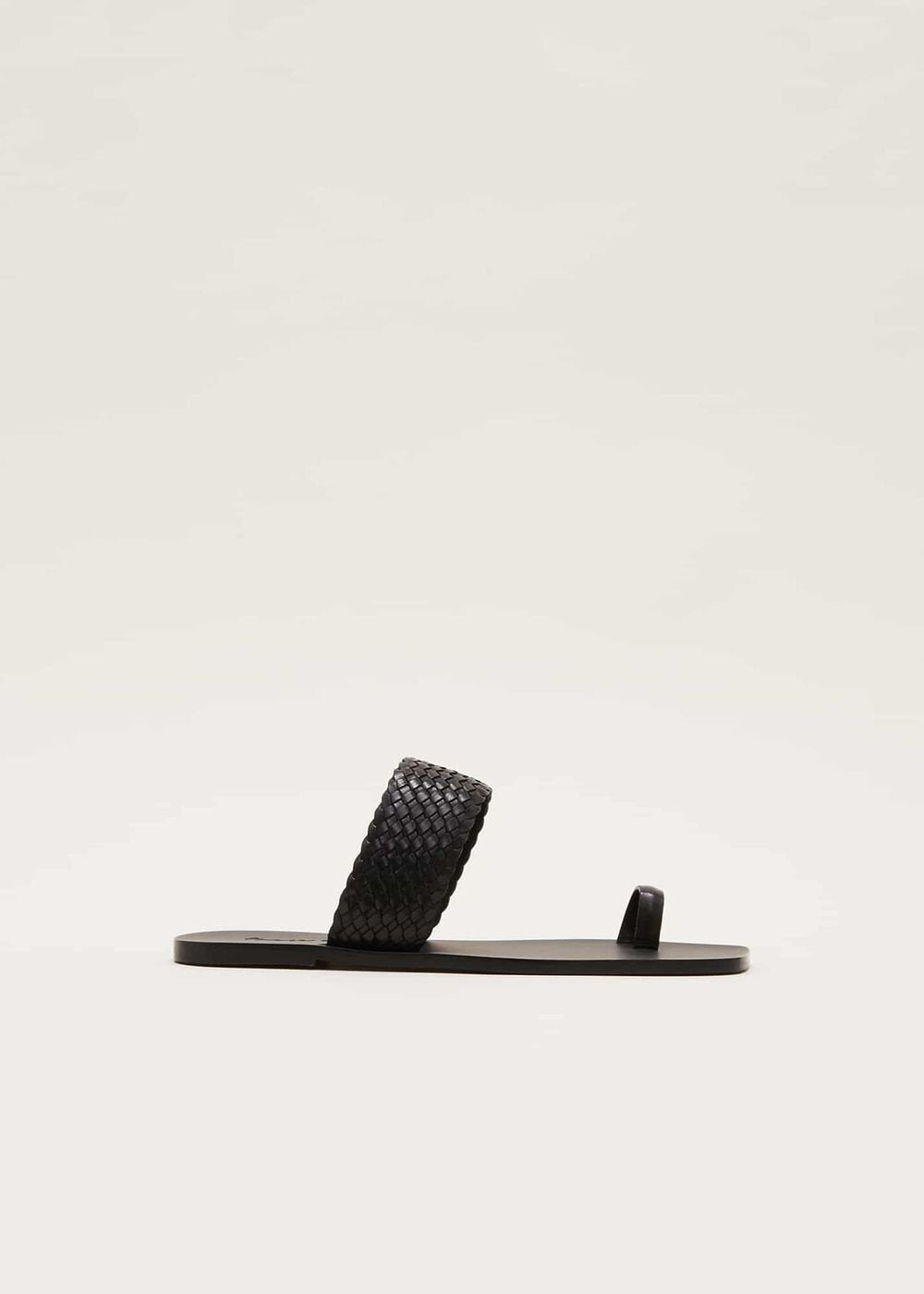 Toe Post Sandal Black