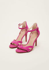 Cut Out Strappy Sandal Magenta