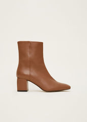 Heeled Ankle Boots Tan