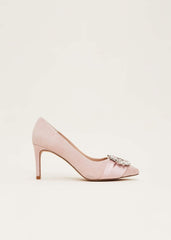 Embellished Court Shoe Antique Rose