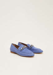 Chain Detail Loafer Shoe Blue
