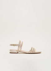 Gold Leather Sandals Gold