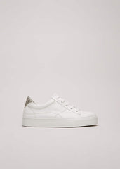 White Leather Trainers White