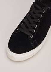 Black Velvet Trainers Black