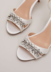 Embellished Sandals Ivory