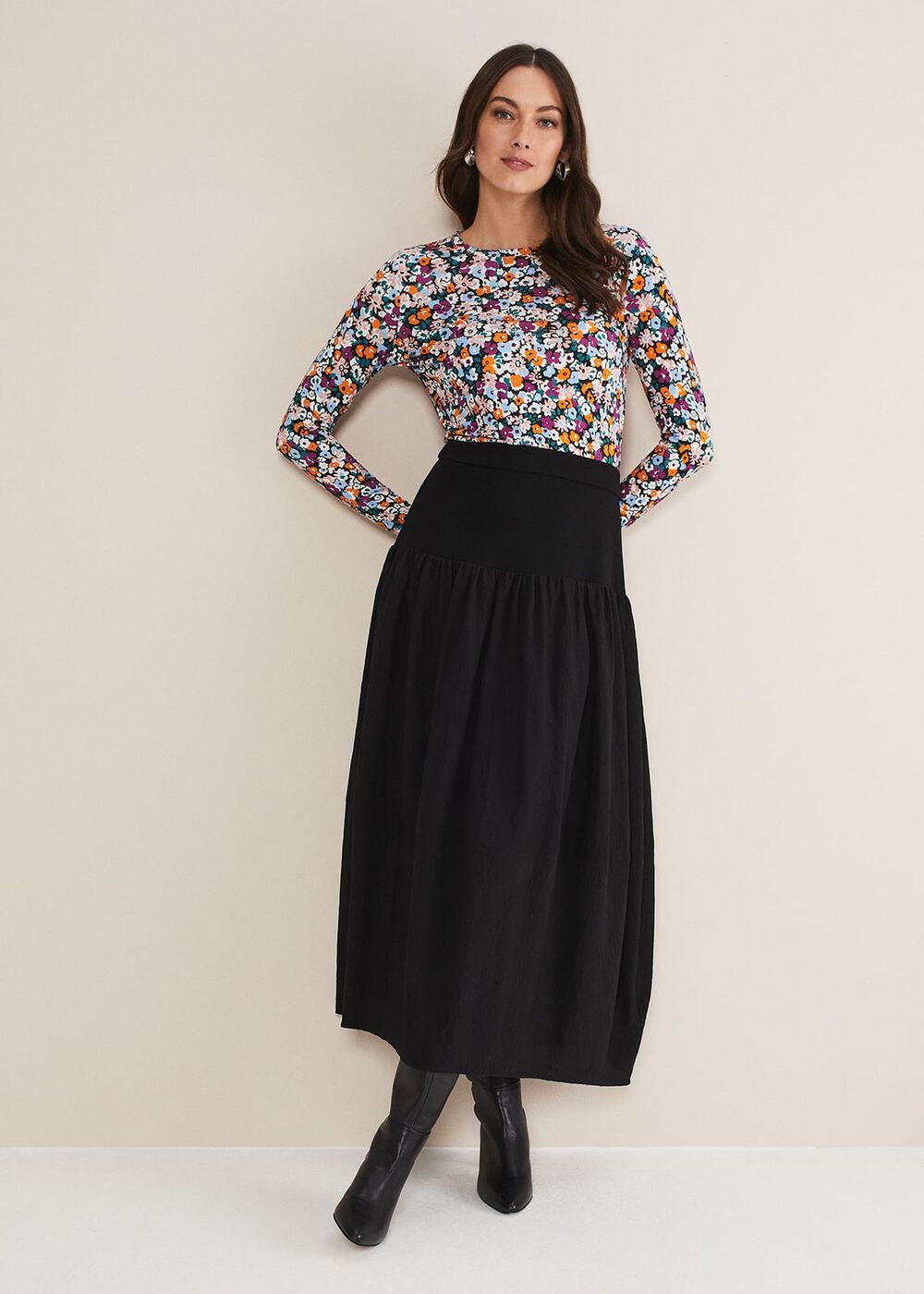 Laina Maxi Skirt Black