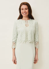 Georgia Lace Jacket Spearmint