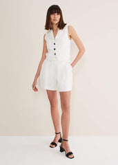 Bianca Waistcoat Co-Ord Ivory