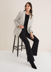 Drew Wool Blazer Grey/Neutral