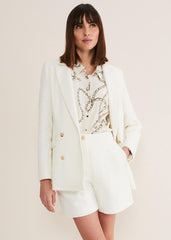 Auden Black Blazer Cream