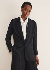 Opal Black Blazer Black