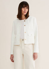 Ripley Tweed Jacket Ivory