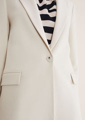 Celyn Single Breasted Blazer Almond